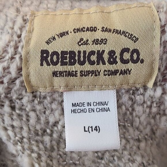 Roebuck & Co. Women's Sweater Vest Short Sleeve Round Neck Pullover  Size L - Picture 6 of 6